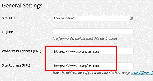 تغییر url سایت وردپرسی پس از نصب ssl تغییر و بروز رسانی URL سایت و وردپرس