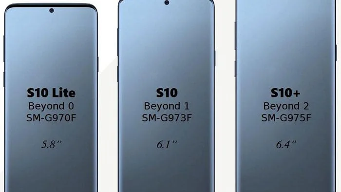 نسخه های مختلف سامسونگ Galaxy S10